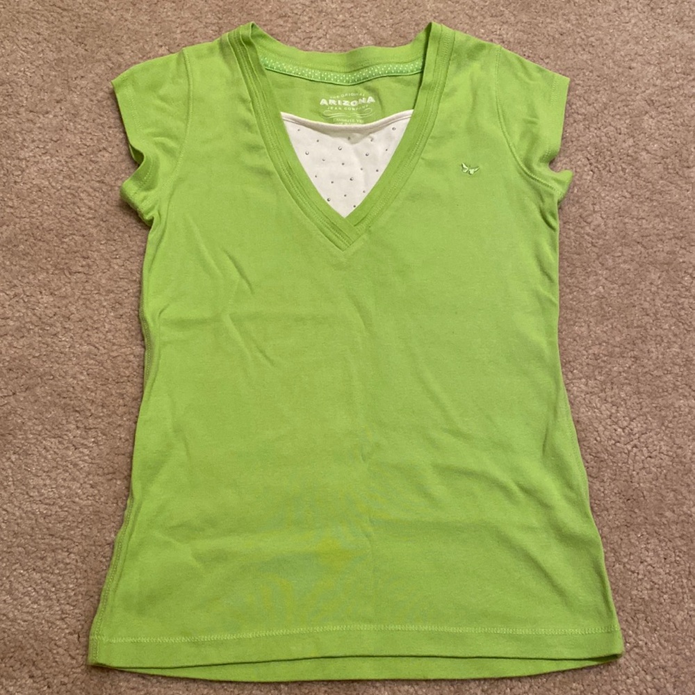 Girls green shirt